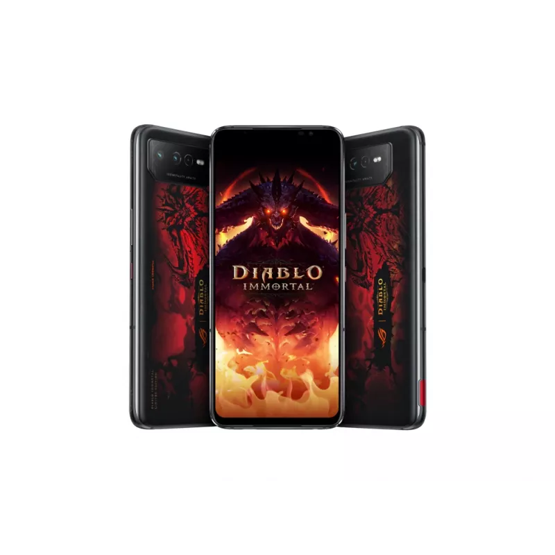 ASUS ROG Phone 6 Diablo Immortal Edition 17.2 cm (6.78 collas) Divu SIM kartiņu Android 12 5G USB Type-C 16 GB 512 GB 6000 mAh Melns, Sarkans