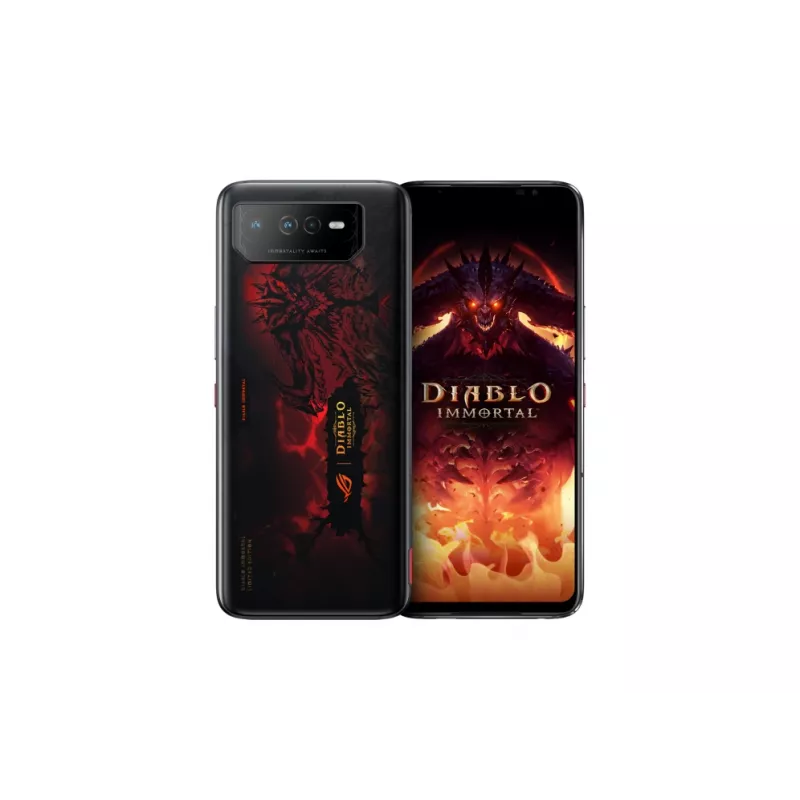 ASUS ROG Phone 6 Diablo Immortal Edition 17.2 cm (6.78 collas) Divu SIM kartiņu Android 12 5G USB Type-C 16 GB 512 GB 6000 mAh Melns, Sarkans