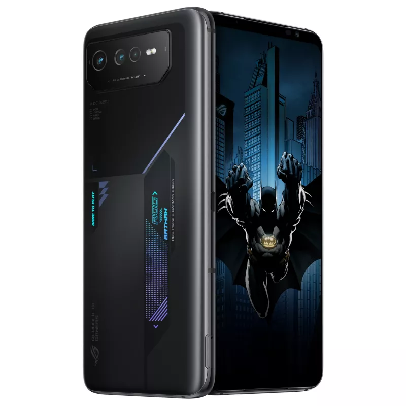 ASUS ROG Phone 6D Batman Edition, 12 GB/256 GB, 6,78 collas, Night Black
