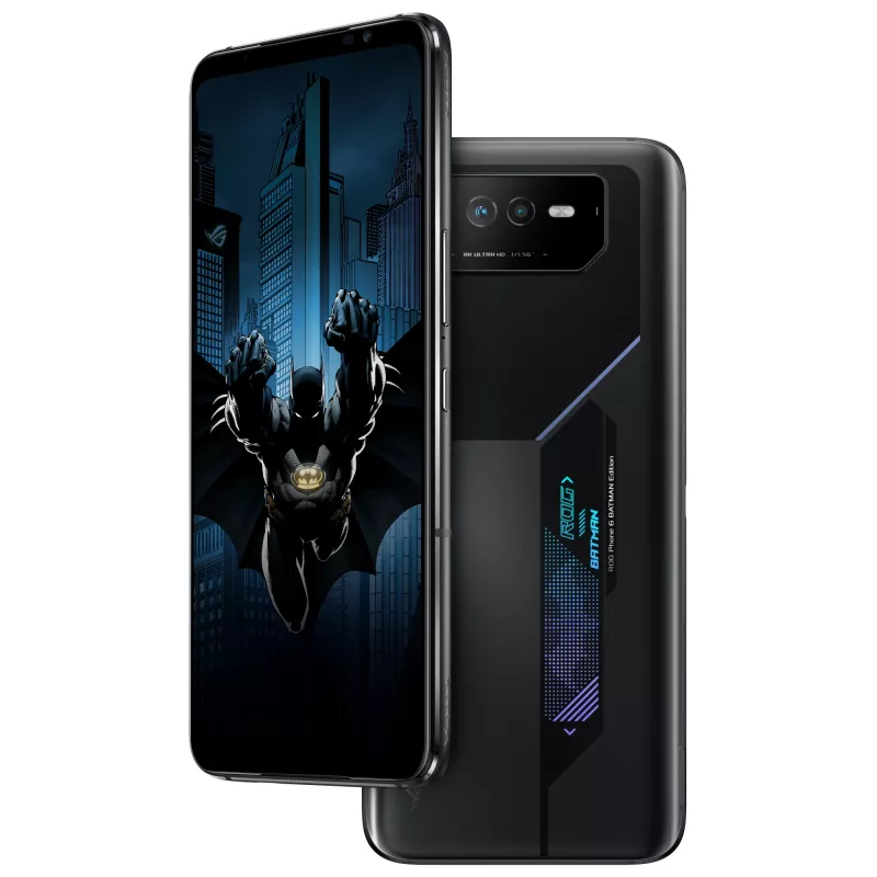 ASUS ROG Phone 6D Batman Edition, 12 GB/256 GB, 6,78 collas, Night Black