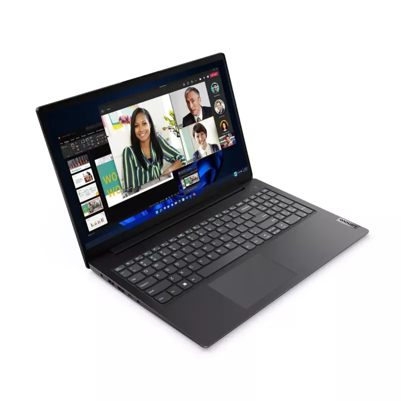 Portatīvais dators Lenovo V V15 AMD Ryzen 5 7520U, 15,6 collu Full HD, 16 GB LPDDR5, 512 GB SSD, AMD Radeon 610M, Windows 11 Pro, Melns