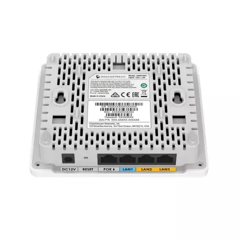 Bezvadu piekļuves punkts Grandstream GWN7603 2.4/5 GHz 802.11ac, 2x2 MIMO, 4x LAN, PoE, 16 SSID