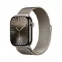 APPLE Watch Series 10 GPS + Cellular 46mm dabīgs titāna korpuss ar dabīgu Milanese cilpu - S/M