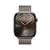 APPLE Watch Series 10 GPS + Cellular 46mm dabīgs titāna korpuss ar dabīgu Milanese cilpu - S/M