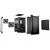 Datora korpuss bequiet! PURE BASE 501 Airflow Window MIDI Tower — ATX, rūdīts stikls, atbalsts 3x140/240 mm, 2x3,5 collu + 5x2,5 collu, USB-A x2, USB-C x1