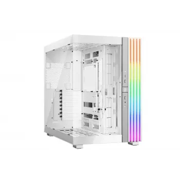 PC korpuss be quiet! LIGHT BASE 900 DX balta Full Tower — ATX/EATX atbalsts, stikla sāns, multi RGB, max GPU 495 mm, CPU dzesētāja augstums 190 mm