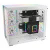 PC korpuss be quiet! LIGHT BASE 900 DX balta Full Tower — ATX/EATX atbalsts, stikla sāns, multi RGB, max GPU 495 mm, CPU dzesētāja augstums 190 mm