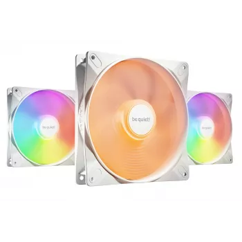 be quiet! LIGHT WINGS LX 140mm PWM High Speed 3-Pack balta Computer case Fan 14 cm 3 gab.