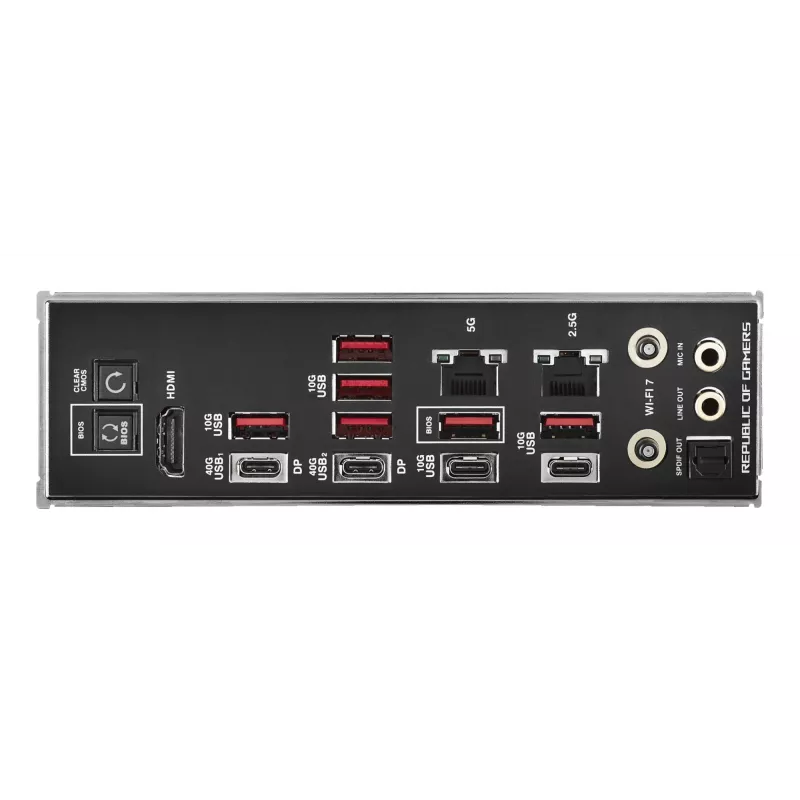 Mātesplate ASUS ROG CROSSHAIR X870E HERO — AMD X870E, Socket AM5, ATX, 4× DDR5 DIMM, 192GB, Wi‑Fi 7, Bluetooth 5.4