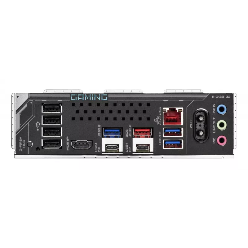 GIGABYTE X870 GAMING X WIFI7 mātesplate - atbalsta AMD Ryzen 9000 CPU, 16+2+2 fāžu VRM, līdz 8000MHz DDR5 (OC), 1xPCIe 5.0 + 2xPCIe 4.0, Wi-Fi 7, 2.5GbE LAN, USB 4