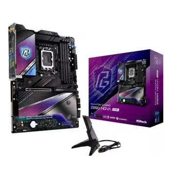 Mātesplate ASRock Z890 Nova WiFi LGA1851 Intel Z890 4 x DDR5 1 x HDMI 2.1 TMDS/FRL 8G 2 x Thunderbolt 4 ATX