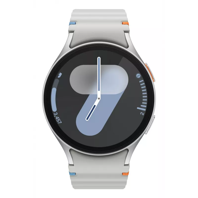 Samsung Galaxy Watch7 3,81 cm (1,5) AMOLED 44 mm Digitāls 480 x 480 pikseļi Skārienekrāns Sudrabs Wi-Fi GPS (satelīts)