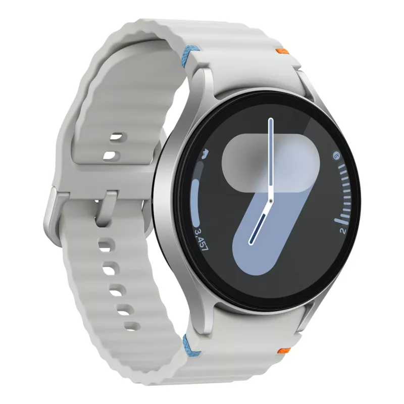 Samsung Galaxy Watch7 3,81 cm (1,5) AMOLED 44 mm Digitāls 480 x 480 pikseļi Skārienekrāns Sudrabs Wi-Fi GPS (satelīts)