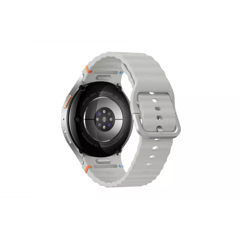 Samsung Galaxy Watch7 3,81 cm (1,5) AMOLED 44 mm Digitāls 480 x 480 pikseļi Skārienekrāns Sudrabs Wi-Fi GPS (satelīts)