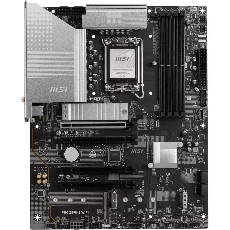 MSI PRO Z890-S WIFI mātesplate Intel Z890 LGA 1851 (Socket V1) ATX