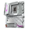 GIGABYTE Z890 AORUS ELITE X ICE mātesplate - Atbalsta Intel Core Ultra (2. sērija) CPU, 16+1+2 fāžu VRM, līdz 9500MHz DDR5 (OC), 1xPCIe 5.0 + 4xPCIe 4.0, Wi-Fi 7, 2.5GbE LAN, Thunderbolt 4
