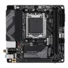 GIGABYTE B650I AX mātesplate - AMD Ryzen 9000 sērijas CPU, 5+2+1 fāžu VRM, līdz 6400MHz DDR5 (OC), 1xPCIe 4.0 M.2, 2.5GbE LAN, WIFI 6E, USB 3.2 Gen 2