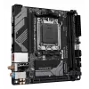 GIGABYTE B650I AX mātesplate - AMD Ryzen 9000 sērijas CPU, 5+2+1 fāžu VRM, līdz 6400MHz DDR5 (OC), 1xPCIe 4.0 M.2, 2.5GbE LAN, WIFI 6E, USB 3.2 Gen 2