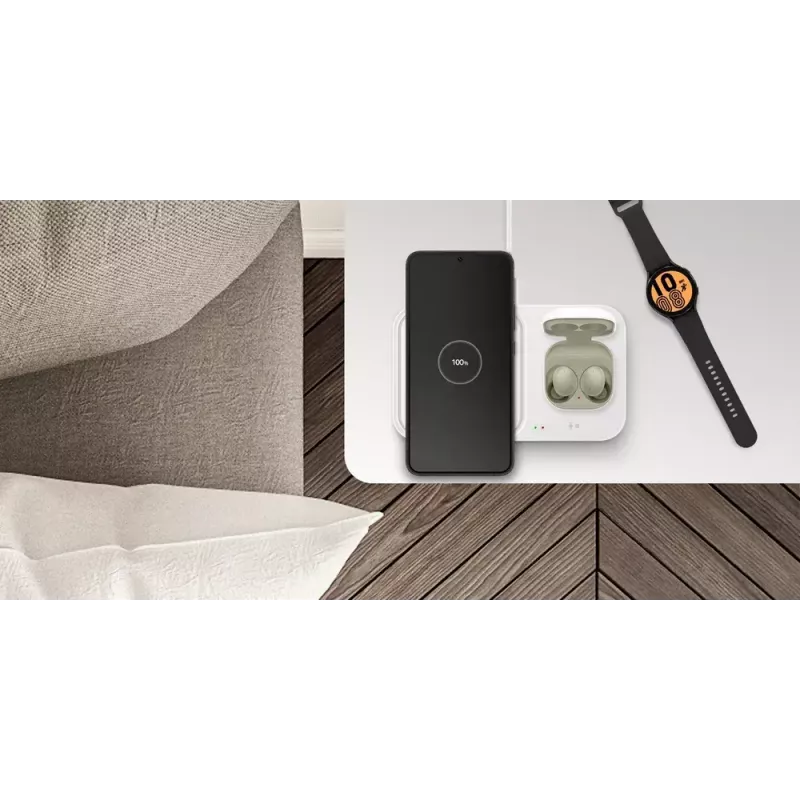 Samsung EP-P5400 Austiņas, Viedtālrunis, Viedpulkstenis Balts USB Bezvadu uzlāde Ātrā uzlāde Iekštelpu