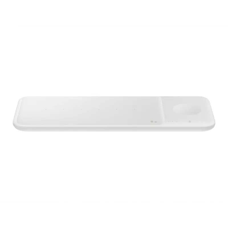 Samsung Wireless Charger Trio austiņām, viedtālrunim, viedpulkstenim balts USB bezvadu uzlāde Ātra uzlāde Iekštelpām
