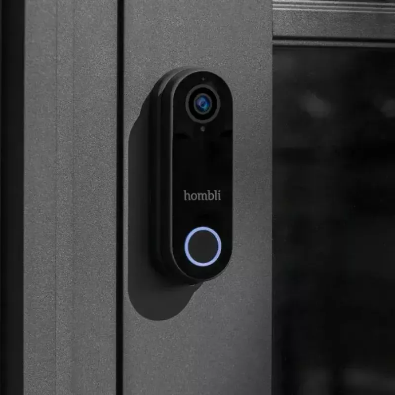 Smart Doorbell Hombli Pack Melns balta IP65 Wireless 1080p