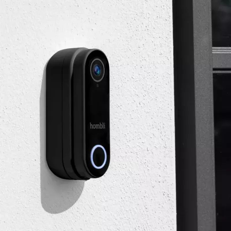 Smart Doorbell Hombli Pack Melns balta IP65 Wireless 1080p