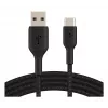 USB kabelis Belkin CAB002BT1MBK 1 m USB A uz USB C Melns