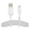 BELKIN Lightning uz USB-A kabelis, pīts, 1 m, balts
