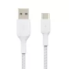 USB kabelis Belkin BoostCharge CAB002BT2MWH 2m USB A uz USB C balts