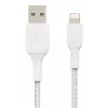 BELKIN Lightning uz USB-A kabelis, pīts, 2 m, balts
