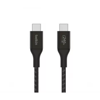 BELKIN USB kabelis - Boostcharge - USB-C uz USB-C kabelis 240 W - 1 m - melns