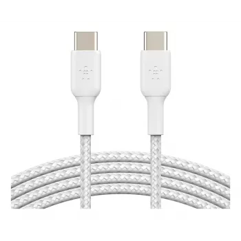 USB kabelis Belkin CAB004BT1MWH2PK USB 2.0 1 m USB C balta