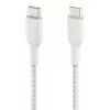 USB kabelis Belkin CAB004BT1MWH2PK USB 2.0 1 m USB C balta