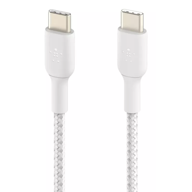 USB kabelis Belkin CAB004BT1MWH2PK USB 2.0 1 m USB C balta