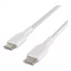 USB kabelis Belkin CAB004BT1MWH2PK USB 2.0 1 m USB C balta
