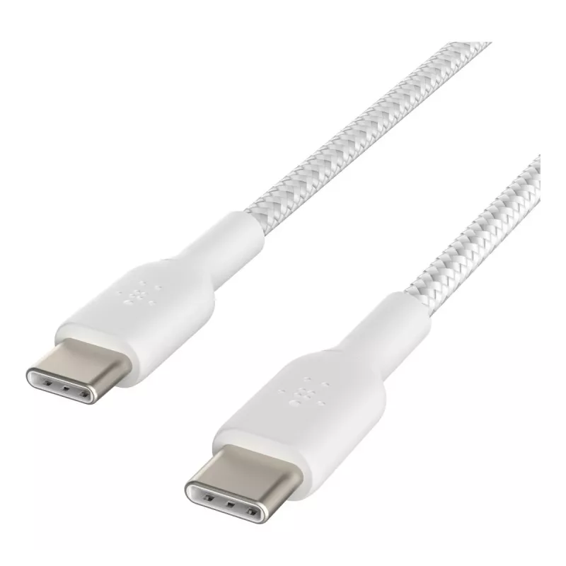 USB kabelis Belkin CAB004BT1MWH2PK USB 2.0 1 m USB C balta