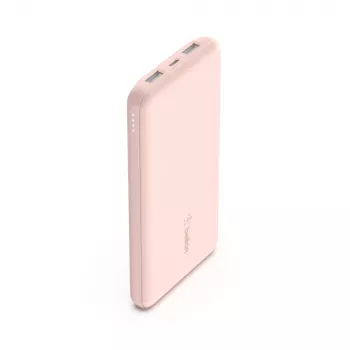 BELKIN 10k Mah ārējais akumulators USB-c/USB-a 15w - Rozā