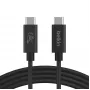 USB kabelis Belkin INZ004BT2MBK USB4 Gen 2x2 2 m USB C melns