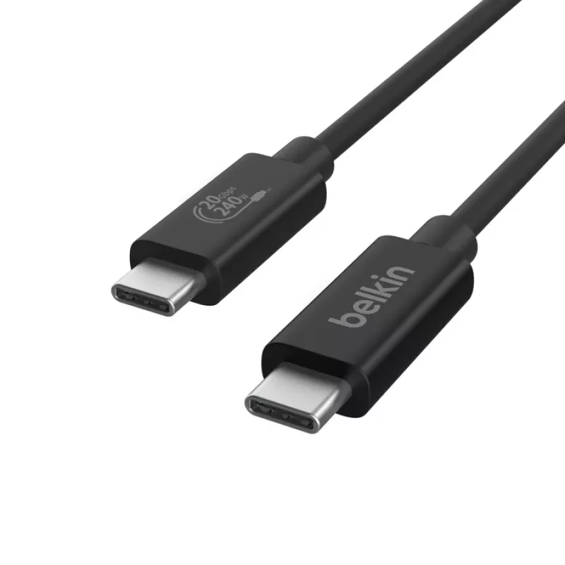 USB kabelis Belkin INZ004BT2MBK USB4 Gen 2x2 2 m USB C melns