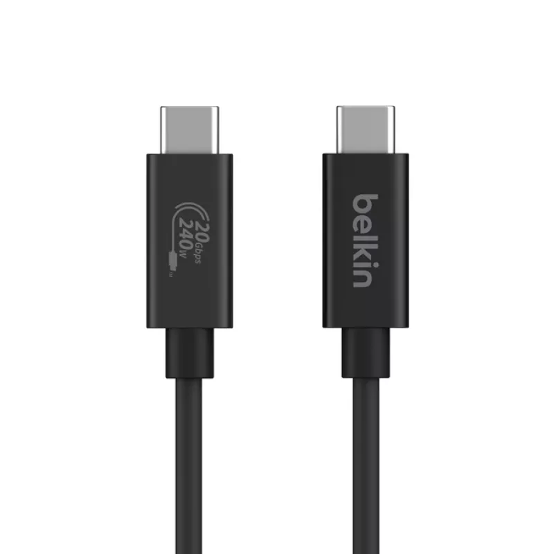 USB kabelis Belkin INZ004BT2MBK USB4 Gen 2x2 2 m USB C melns