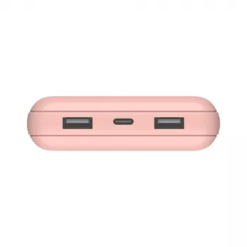 BELKIN Power Bank 20k USB-a un USB-c 15w Rozā
