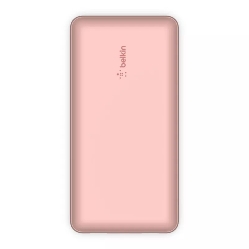 BELKIN Power Bank 20k USB-a un USB-c 15w Rozā