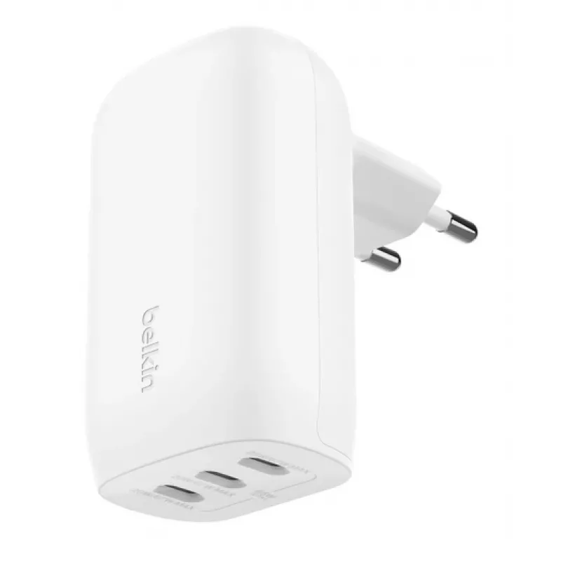 BELKIN Wall Charger - Boostcharge - USB-c 3-port Charger - With Pps 67w - balta