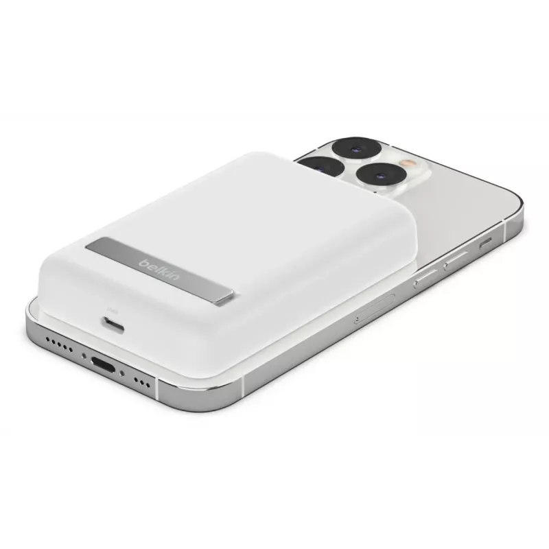 BELKIN Magnetic Wireless Power Bank 5000mah balta