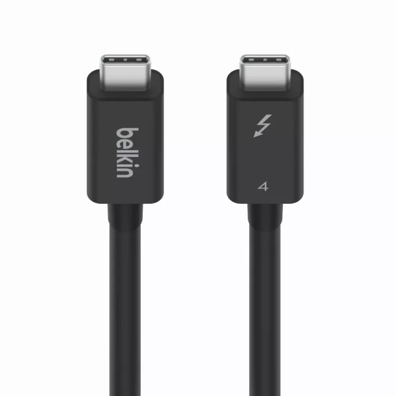 BELKIN Thunderbolt 4 kabelis USB-C melns USB-C 40 Gbit/s 100 W aktīvs 2 m