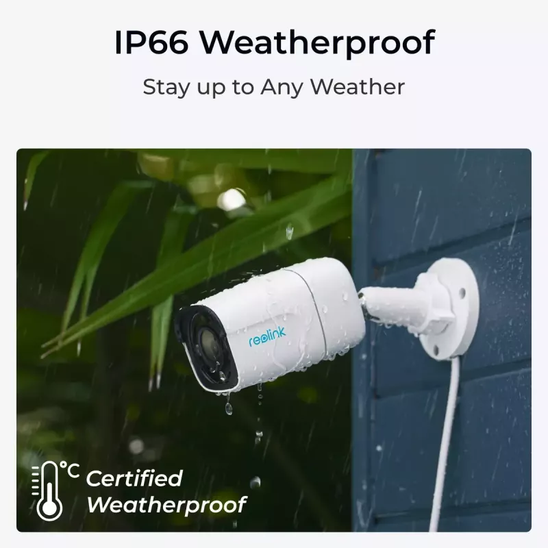 IP novērošanas kamera Reolink P340 12MP PoE bullet, 4512×2512, 2.8 mm, IP66, 30 m IR, PoE, 1×RJ-45