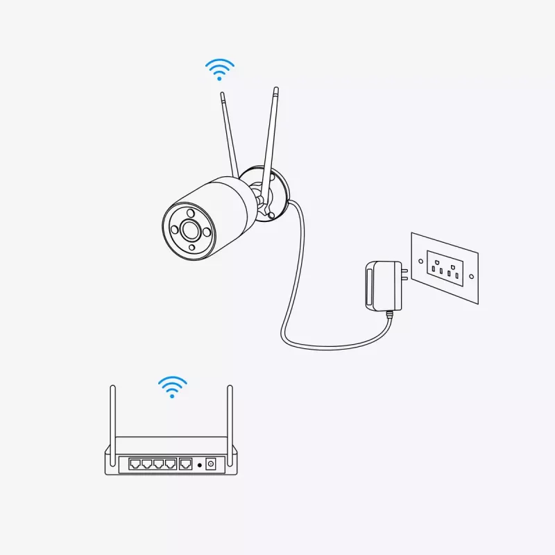 IP drošības kamera Reolink W330 4K Wi-Fi 6