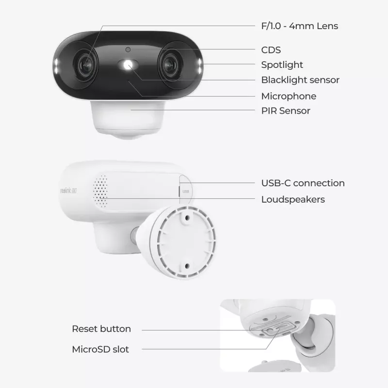 IP drošības kamera Reolink Argus Series B740X IP66