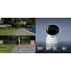 IP drošības kamera Reolink Reolink Argus Series B740X bezvadu iekštelpu/āra griestu/sienas stiprinājums melna/balta 1/2.7 collu CMOS 0–355° pagriešana 0–50° slīpums 11 m noteikšana