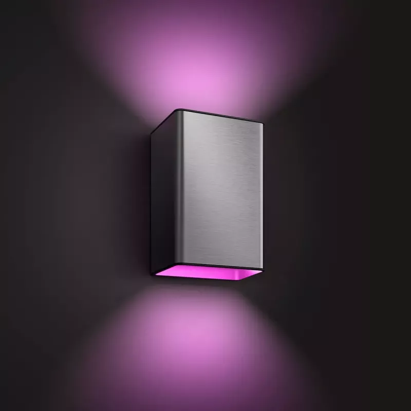 Āra sienas apgaismojums Philips Hue balta and colour ambience Resonate